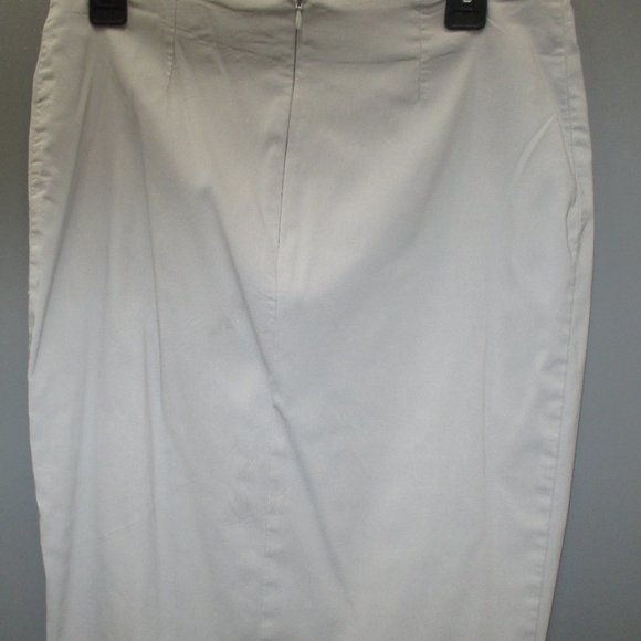 ASOS Women's Skirt Size 10 Gray Color Zipper Back Women's Skirt - Picture 6 of 10